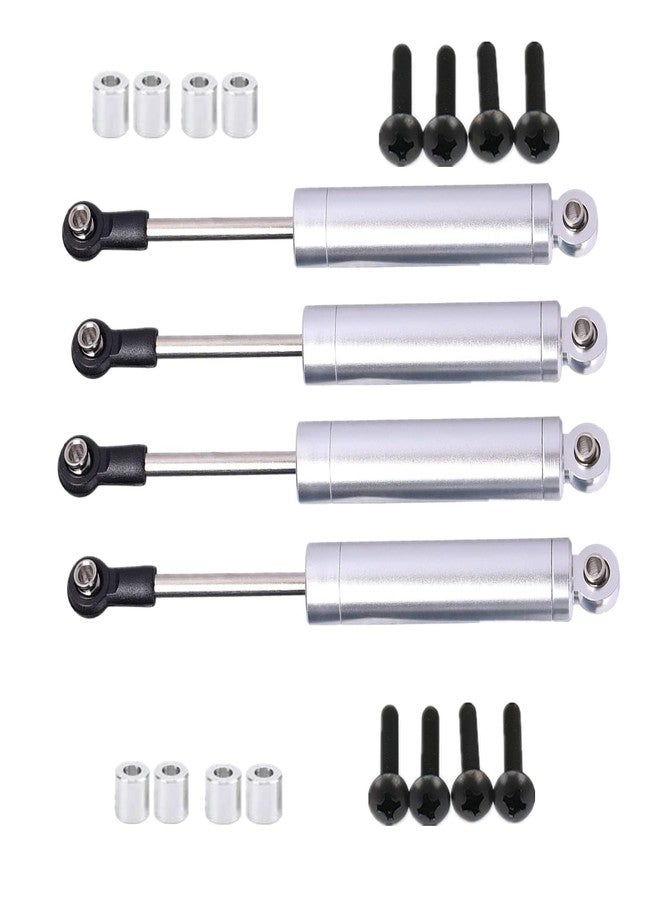 UURCSKY Alloy 112mm Internal Spring Shock Absorber Damper For 1/10 Rc Car Crawler Truck Hpi Hsp Rc4wd Losi Axial Hop-Up Parts 4PCS/set (Silver) - Image 2